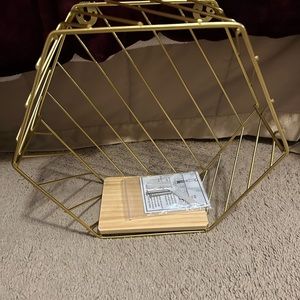 Hexagon wall shelf